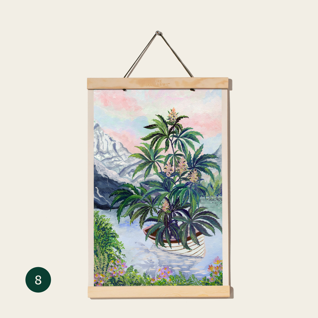 Pink Kush Art Print 